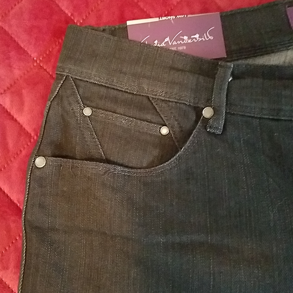 Gloria Vanderbilt Straight Leg Jeans - 16W Short - Picture 8 of 8